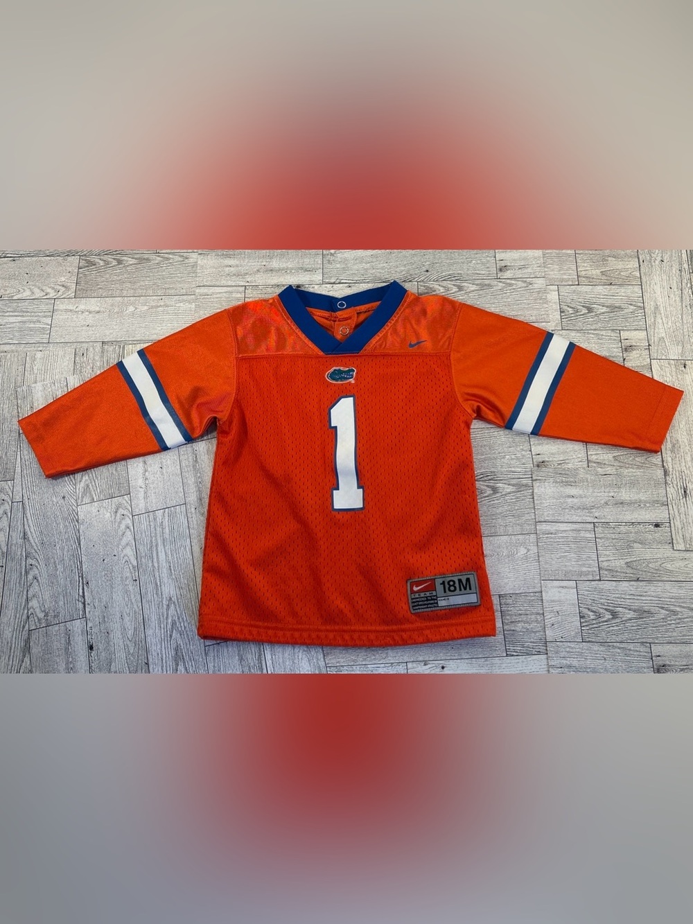 Authentic Nike Florida Gators Vintage NCAA Football Jersey 18 Mnths Baby Toddler